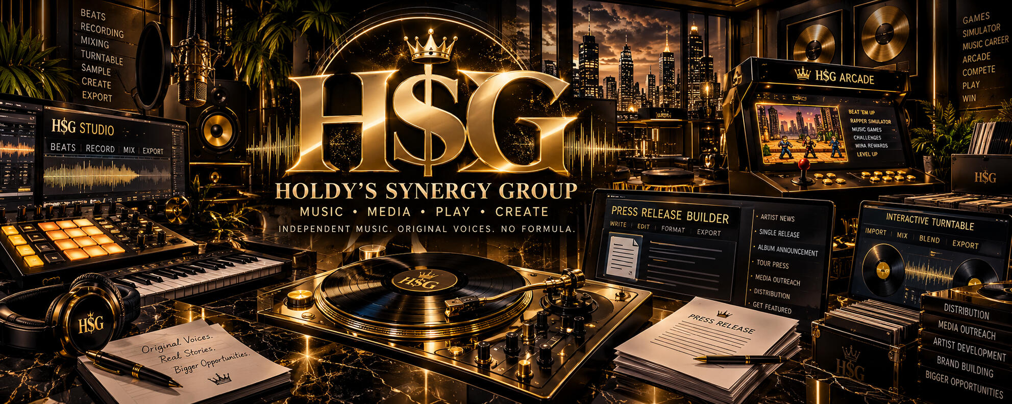 HSG Holdy's Synergy Group LLC logo